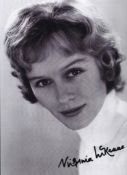 Virginia McKenna signed 7x5inch black and white photo. Good condition. All autographs come with a