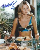 Brit Ekland signed 10x8inch James Bond colour photo. Good condition. All autographs come with a