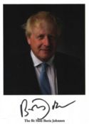 Boris Johnson signed 6x4inch colour photo. Good condition. All autographs come with a Certificate of