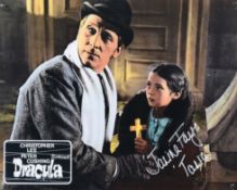 Dracula 1958 Hammer Horror movie colour 8x10 photo signed by child star Janina Fayre Good condition.