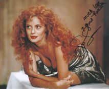 Susan Sarandon signed 10x8inch colour photo. Good condition. All autographs come with a