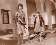 The Day of the Triffids B&W 8x10 movie scene photo signed by child star actress Janina Faye Good