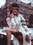 Joanna Lumley signed 7x5inch Avengers colour photo. Good condition. All autographs come with a