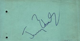 Jimmy Edwards signed 6x4inch album page. Good condition. All autographs come with a Certificate of