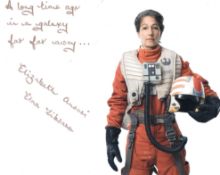 Star Wars 8x10 colour photo signed by Liz Ansari who has added her character name 'Elna Zibsara'