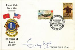 Emlyn Hughes signed Lions club FDC. Good condition. All autographs come with a Certificate of