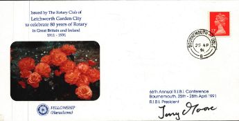 Jenny Moore signed FDC. Good condition. All autographs come with a Certificate of Authenticity. We
