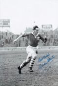 Autographed GORDON ASTALL 12 x 8 photo : B/W, depicting GORDON ASTALL of Birmingham City in full