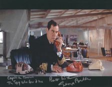 George Baker signed 10x8inch James Bond colour photo. Good condition. All autographs come with a