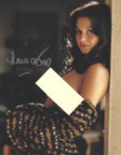Lana Wood signed 10x8inch risque colour photo. Good condition. All autographs come with a