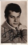 Tony Curtis signed 6x4inch black and white photo. Good condition. All autographs come with a