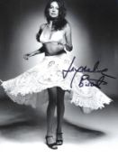 Jacqueline Bisset signed 10x8inch black and white photo. Good condition. All autographs come with