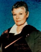 Dame Judi Dench signed 12x8inch colour photo. Good condition. All autographs come with a Certificate