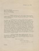 Cecil B. DeMille TLS dated 15/12/1922. Good condition. All autographs come with a Certificate of