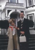 Prunella Scales signed 10x8inch Fawlty Towers colour photo. Good condition. All autographs come with