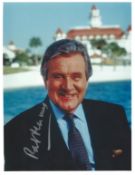 Patrick Macnee signed James Bond10x8inch colour photo. Good condition. All autographs come with a