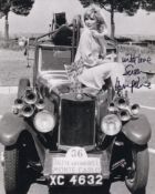 Monte Carlo or Bust 8x10 B&W movie photo signed by actress Susan Hampshire Good condition. All