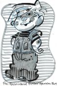 Ron Ferdinand 8x6inch Original Dennis the Menace sketch. Good condition. All autographs come with