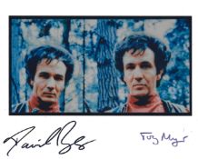 David and Tony Meyer signed James Bond 10x8inch colour photo. Good condition. All autographs come