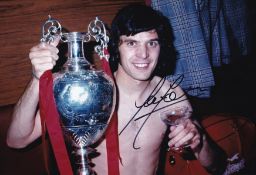 Autographed PETER CORMACK 12 x 8 photo : Col, depicting PETER CORMACK posing with the First Division