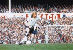 Autographed FRANCIS LEE 12 x 8 photo : Col, depicting Derby County's FRANCIS LEE in full length