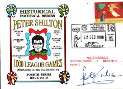 Peter Shilton signed Historical Football Series 100 League Games Fourth Series Issue No 19 FDC PM 22