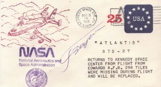 Cosmonaut V V Gorbatko signed commemorative cover. Good condition. All autographs come with a