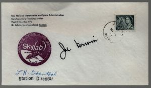 Astronaut Joe Kerwin signed Skylab commemorative envelope. Good condition. All autographs come