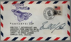 Astronaut Bernard Harris JR signed Space Shuttle 