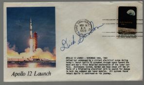 Astronaut Dick Gordon signed Apollo 12 Launch commemorative envelope PM CaPE Canaveral FL Nov 14