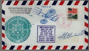 Astronaut Michael Gernhardt signed NASA Space Shuttle Mission STS-29 commerative envelope PM LAS