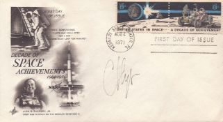 Cosmonaut C Andre Deshays signed commemorative cover. Good condition. All autographs come with a
