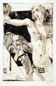 Horst Janssen. Judith. Goltzius n. Spranger.