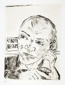 Max Beckmann. Selbstbildnis 1918. - Der Ausrufer.