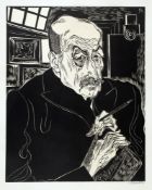 Conrad Felixmüller. Bildnis Max Liebermann.