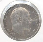 A 1905 Edward VII silver florin, 28.5mm diameter