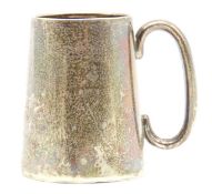A 1921 Birmingham silver christening cup by J. Bos