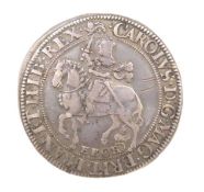 A Charles I silver half crown, 