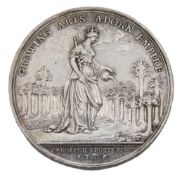 A George II 1736 Jernigan's Prize Lottery silver m