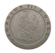 A George III 1797 bronze two pence piece