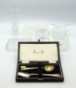 Four cut glass Stuart crystal whisky tumblers, sev