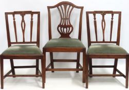 Three 18th/early 19thC. dining chairs including a