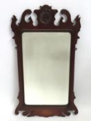 An Edwardian Regency style mahogany wall mirror, 9