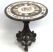 An early 19thC. Italian / Maltese Pietra Dura spec