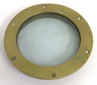 A bronze porthole for door, 243mm diameter