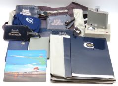A selection of Concorde memorabilia including menu