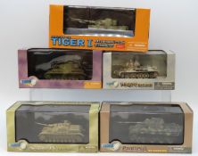 Four boxed 1:72 scale Dragon Armor diecast model t