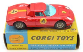 A boxed Corgi diecast model No. 314 Ferrari 