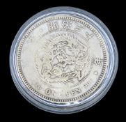 A Japanese Meiji period one Yen, 25.3g