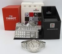 A boxed Tissot 1853 Le Locle Powermatic 80 gents wristwatch, runs, case diameter 39mm